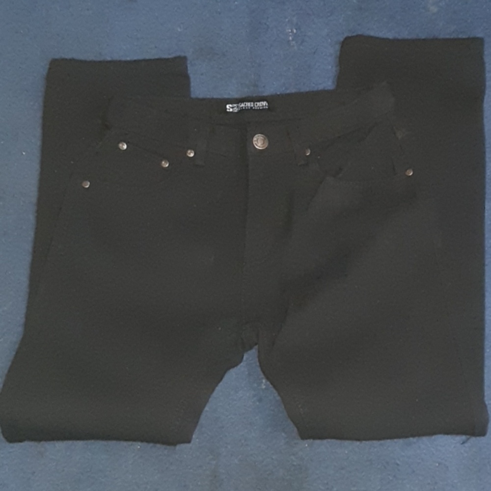 Sacred Crown Black Premium Jeans Plus Size